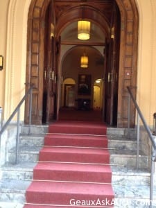 Entrance to our hotel
