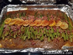 Roasted Asparagus with Pancetta