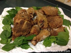 Alices easy oven fried chicken 1
