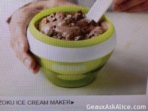 Home Made Ice Cream Bowl Machines green