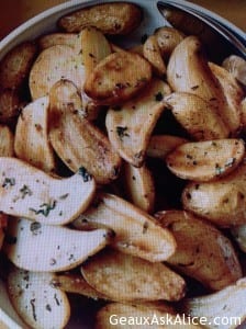 Lemony Roasted Fingerling Potatoes