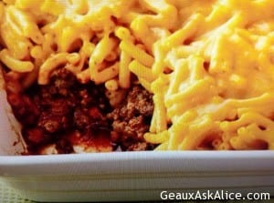 Sloppy Joe Mac And Cheese Casserole 