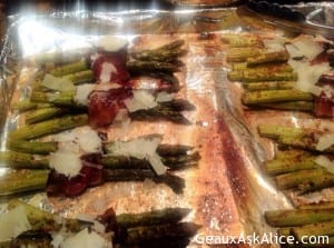 Lemony Bacon Wrapped Asparagus