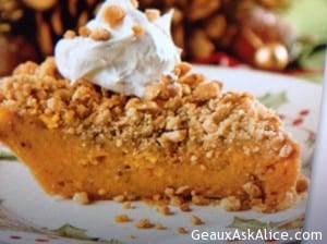 Toffee-Topped Sweet Potato Pie