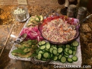 Hunters weekend dinner for Friday night