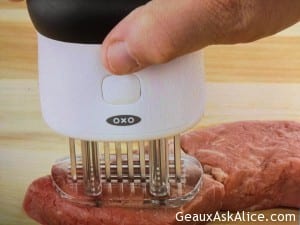 Today's Gadget from E's Kitchen is the OXO "50"-Blade Meat Tenderizer !