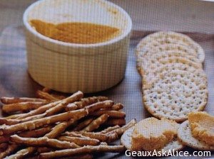Beer Cheese and Crackers