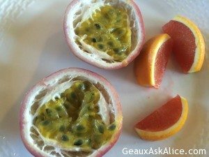 Inquiring minds want to know what fruit that is!