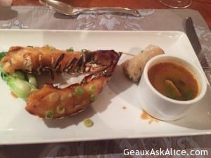 Last night's dinner ! Scallops and Lobster!