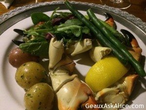 Yes a little stone crab for dinner! Life is good!3