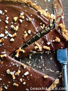 Dreamy Chocolate Tart with Pretzel Crust