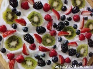 Seasonal Fruit Pizza