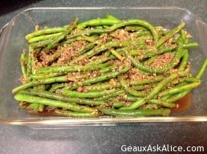 Zesty Bacon-Topped Green Beans