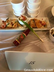 All the wonderful appetizers in the first category to judge! Fabulous! 3