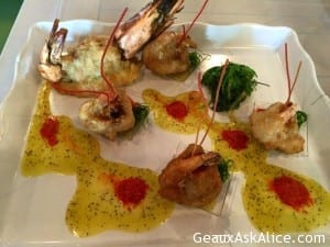 All the wonderful appetizers in the first category to judge! Fabulous!