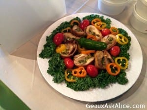 All the wonderful appetizers in the first category to judge! Fabulous! 6