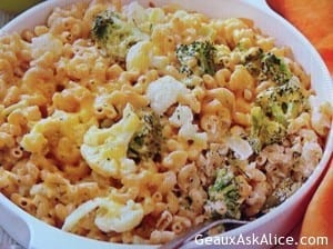 Mac & Cheese with Broccoli and Cauliflower