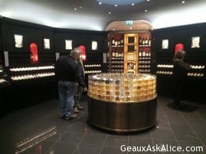 Every Supermarket should have a wine cave. U can even buy a bottle from $23,000 and up. Think I need a case of that