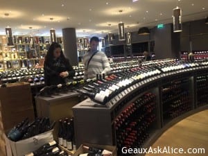 Every Supermarket should have a wine cave. U can even buy a bottle from $23,000 and up. Think I need a case of that