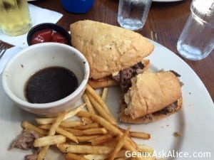 First leg-Dallas Airport-Lunch and Beverages