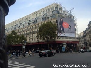 Galeries Lafayette Three huge stores of shopping. No survivors! 1