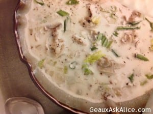 Easy Oyster Soup