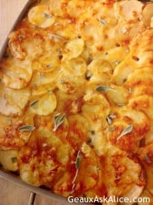 Cheesy Dauphinois Potatoes