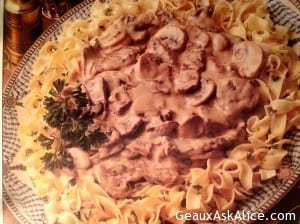 Classic Beef Stroganoff with Parslied Potatoes
