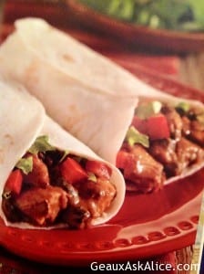 Spicy Chicken and Beef Burritos