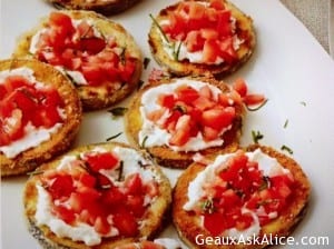 Eggplant Ricotta Bites