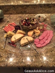 Table set for Italian dinner along with apps! Moving along!2