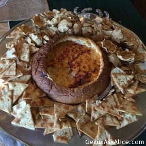 A few apps before the craw dads and fried fish!1