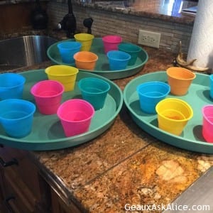 Getting ready to dye those eggs!