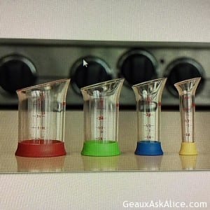 OXO Good Grips 4-Piece Mini Measuring Beaker Set 1