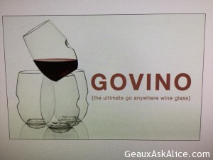 Today's gadget from E's Kitchen in Lafayette, LA is the Govino Wine Glass!