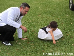 Leave it to the little ones being more interested in catching love bugs tab taking wedding pics!1