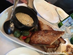 Our apps- Assorted Fried Mistro Platter (Calamari Green Beans Onions)