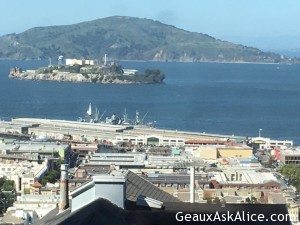 Staying with friends here in San Francisco Views from our room !1