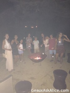 Smores done beach style