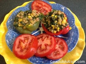 amazing-spinach-ground-chicken-and-corn-stuffed-peppers