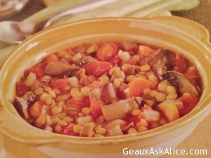 Crock-Pot Lentil and Portabella Soup