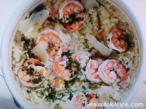 Easy Baked Shrimp Risotto