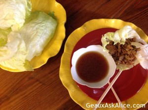 Alice's Version of PF Chang's Chicken Lettuce Wraps