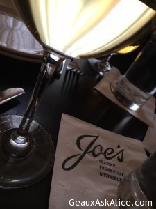 Arrived in chilly DC. Having lunch at the famous Joe's 1