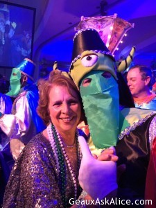 Call out dance with this handsome dude! Under that mask is my son in law, Al. Nice moment for me !