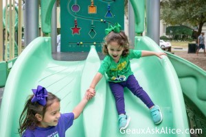 Even Baby Grand Peeps Sophia and Gabrielle know how to capture that Mardi Gras feeling! 3