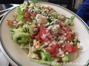 In between apps and meal