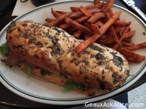 Main meal Fish Tacos and two Shaved Filet of Beef Sandwiches 1