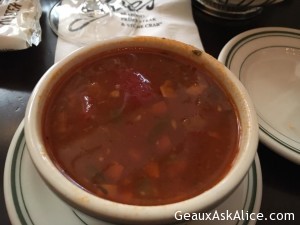 Our apps Crab Bisque. Clam Chowder and Calamari 2