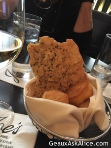 Our apps Crab Bisque. Clam Chowder and Calamari